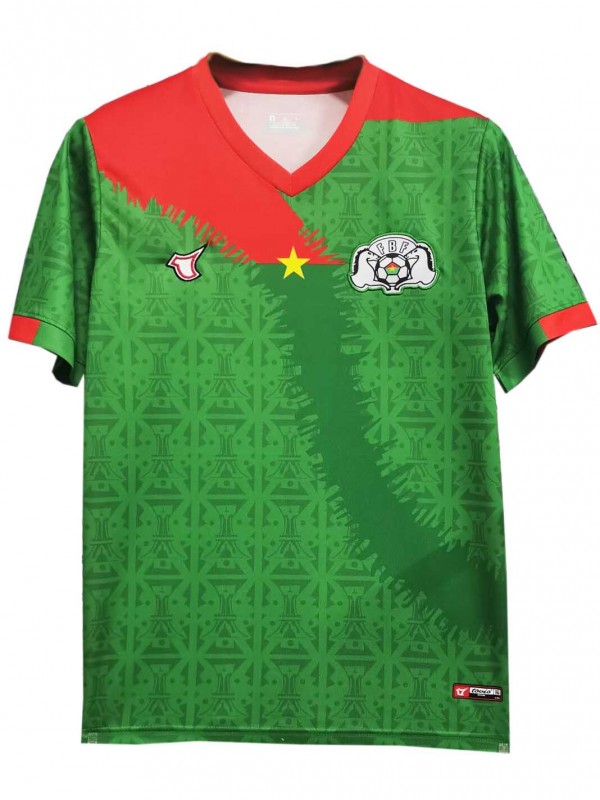 Burkina Faso home jersey soccer uniform men's first sportswear football kit green top shirt 2023-2024